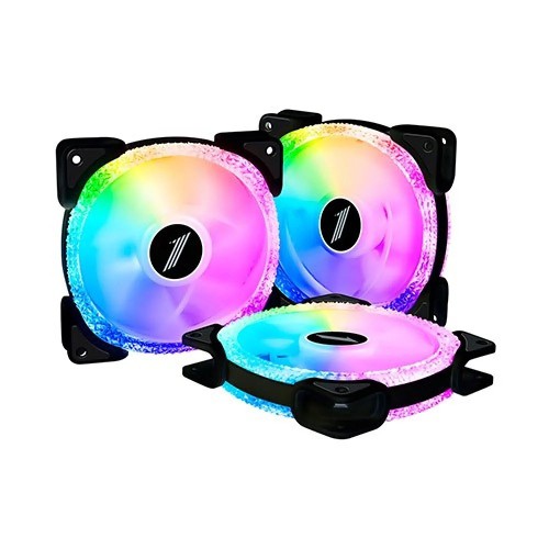 1STPLAYER M1-D Black ARGB 3 FAN WITH CONTROLLER & HUB COMBO