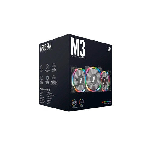 1STPLAYER M3 ARGB 120MM ARGB FAN White