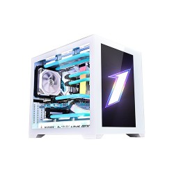 1STPLAYER SP7 Emotion View ATX Gaming Case (White)