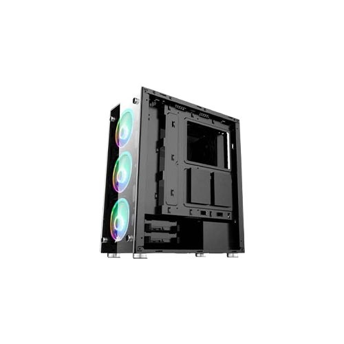 1STPLAYER V6 ATX GAMING CASE BLACK