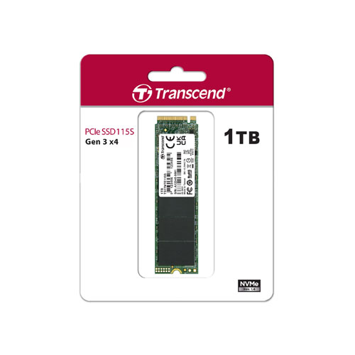 Transcend 1TB 115s Nvme M.2 2280 Pcie Gen3x4 Internal SSD