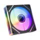 1stPlayer FC7 3 in 1 120mm ARGB Case Fans with Remote and Hub Black