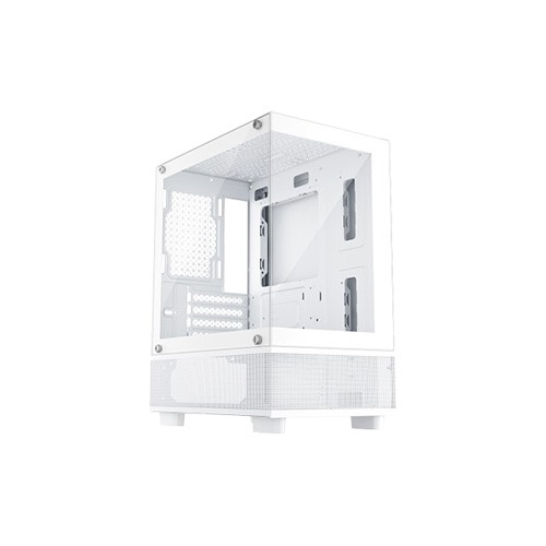 1stplayer MI2-A M-ATX Mid Tower Gaming Desktop Case (White)