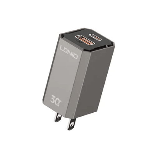 LDNIO A2527C US Plug PD3.0 USB-C+USB-A Fast Wall Charger