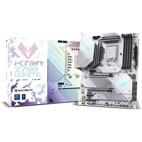 MAXSUN iCraft Z790 White V2 WiFi Gaming PC Motherboard