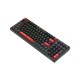 A4Tech Bloody WS98 SPORTS RED RGB BLMS Red Switch Wireless Mechanical Gaming Keyboard