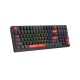 A4Tech Bloody WS98 SPORTS RED RGB BLMS Red Switch Wireless Mechanical Gaming Keyboard