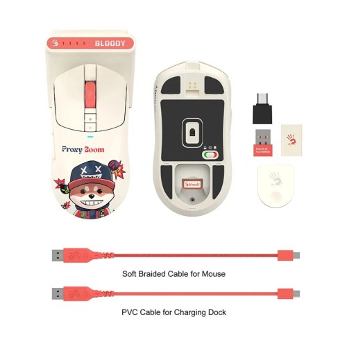 A4tech Bloody R72 Ultra Duo Dual Mode Wireless Gaming Mouse