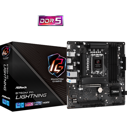 ASRock B760M PG Lightning Intel Motherboard