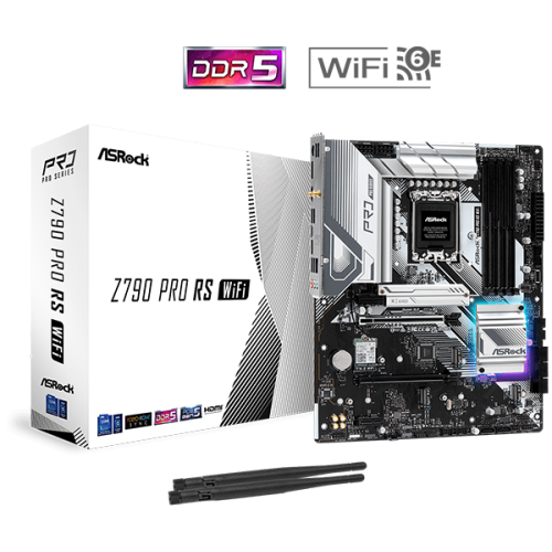 ASRock Z790 Pro RS WiFi 14th Gen, 13th Gen & 12th Gen ATX Motherboard