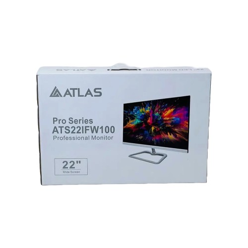 ATLAS ATS22IFW100 Pro Series- 21.5″ IPS 100Hz LED Monitor (White)