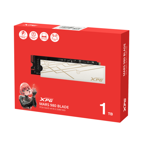 Adata XPG MARS 980 Blade 1TB PCIe Gen5 X4 M.2 2280 SSD