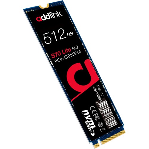 Addlink S70 Lite 512GB M.2 2280 PCIe NVMe SSD