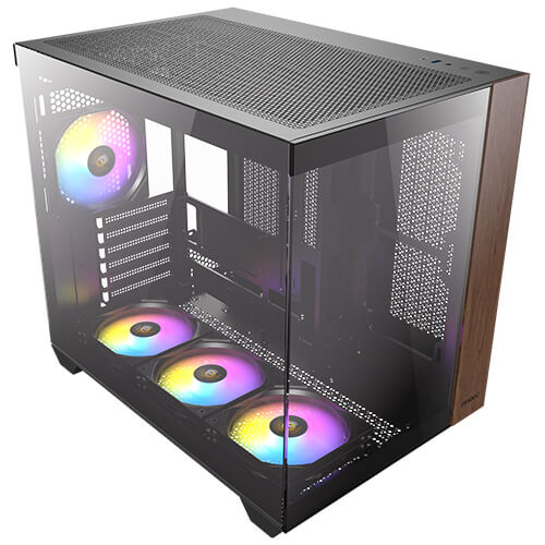 Antec CX800 Wood ARGB Full-View ATX Mid Tower Gaming Casing