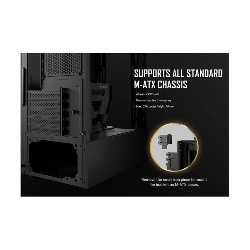 Antec SHIFT Vertical GPU Bracket With PCI-E 4.0 Riser Cable