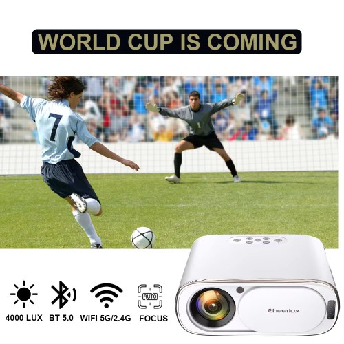 Cheerlux C16 4000 Lumens Full HD Android Multimedia Projector 