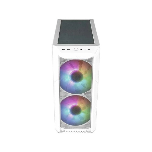 Cooler Master HAF 500 Mid Tower RGB Gaming Case White