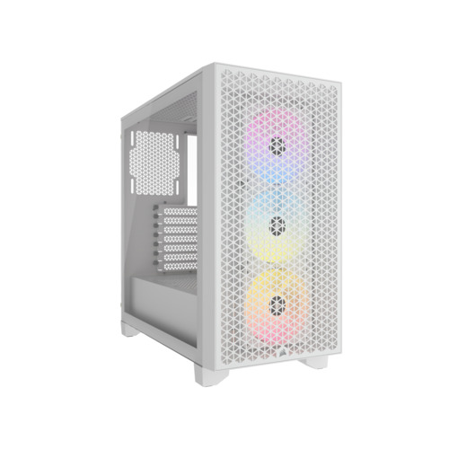 Corsair 3000D RGB AIRFLOW Mid-Tower Casing (White)