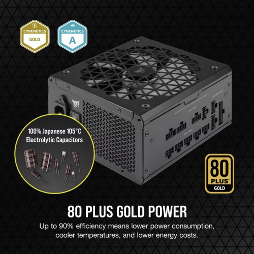 Corsair RM850x SHIFT 850W 80 PLUS Gold Fully Modular ATX Power Supply ATX-3.0