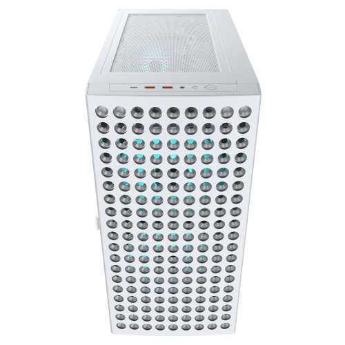 Cougar AIRFACE ECO RGB Micro ATX Mid Tower Gaming Case White