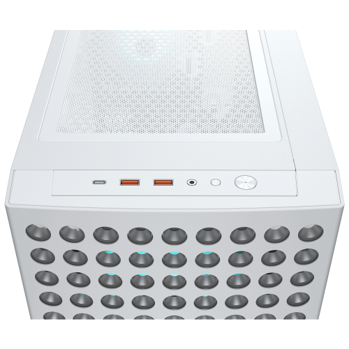 Cougar AIRFACE ECO RGB Micro ATX Mid Tower Gaming Case White