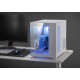 Cougar FV150 RGB Dual Chamber Mid Tower ATX Gaming Casing White