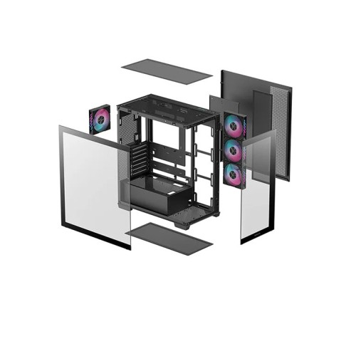 Deepcool CG580 4F BK Mid Tower Gaming case