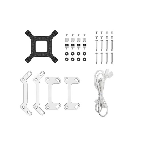 Deepcool LT240 WH ARGB AIO White Liquid CPU Cooler