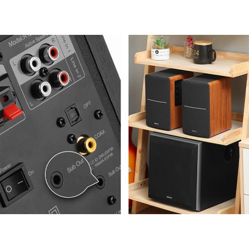 Edifier R1280DBs Modern Sound Bluetooth Speaker (Brown)