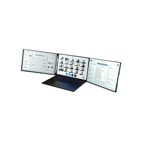 Factory 15.6 inch Triple Laptop Screen Extender Dual 1080P LCD Monitors Portable Tri Screen Monitor For Laptop