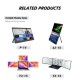Factory 15.6 inch Triple Laptop Screen Extender Dual 1080P LCD Monitors Portable Tri Screen Monitor For Laptop