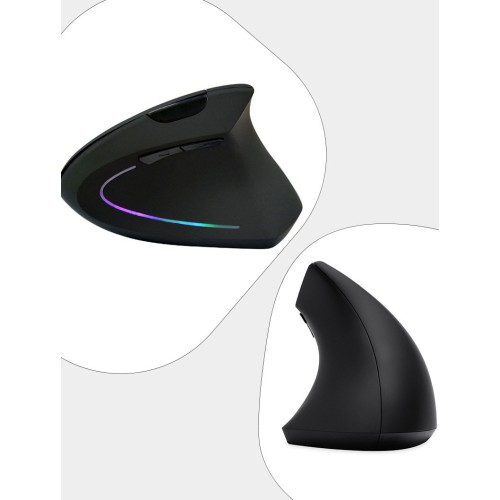 Ergonomic Vertical Wireless USB + Bluetooth Mouse