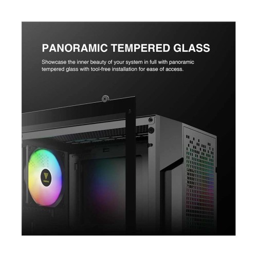 Gamdias AURA GC7 RGB ATX Mid-Tower Gaming Casing With 450W PSU