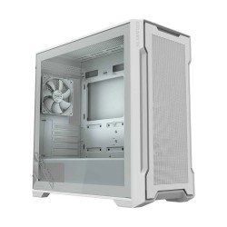 Gigabyte C102 Glass Ice Mid Tower White Micro ATX Gaming Desktop Casing
