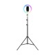 Havit ST7026 LED Phone Holder with RGB LED Selfie Ring Light & Extendable Tripod Stand