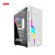 OVO JX188-7 White Mid Tower Gaming RGB Case