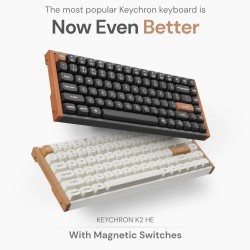 Keychron K2 HE Tri-mode Magnetic Switch Custom Keyboard