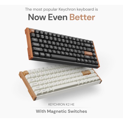 Keychron K2 HE Tri-mode Magnetic Switch Custom Keyboard