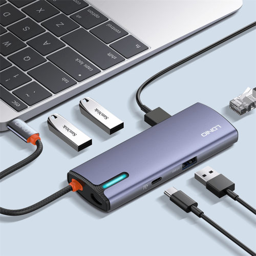 LDNIO DS-16U 6 In 1 USB C Docking Station