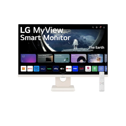 LG 27SR50F-W 27" FHD IPS Smart Monitor with webOS