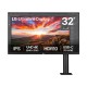 LG 32UN880K-B 31.5-inch 4K UHD Ergo IPS Monitor with USB-C