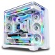 Lian Li O11 VISION COMPACT White ATX Mini Tower Gaming Case