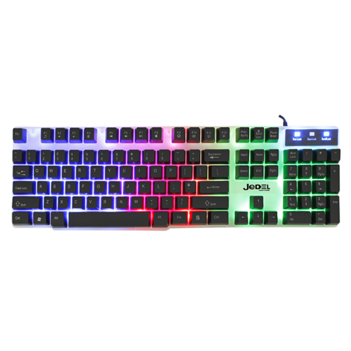 JEDEL K500 GAMING USB KEYBOARD, COLOR BACKLIT