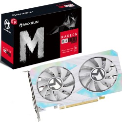 MAXSUN AMD Radeon RX 580 8GB GDDR5 White Graphics Card