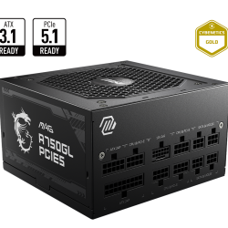 MSI MAG A750GL PCIE5 750W 80 Plus Gold Full Modular Power Supply