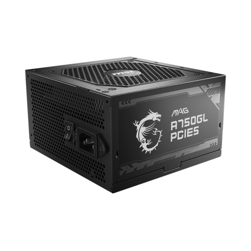 MSI MAG A750GL PCIE5 750W 80 Plus Gold Full Modular Power Supply