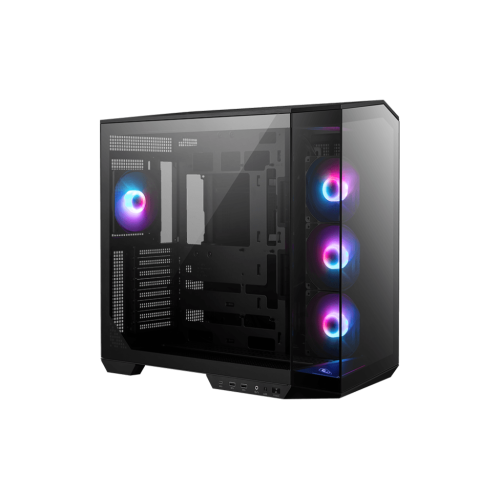 MSI MAG PANO 100R PZ Black Micro-ATX Tower Gaming Case