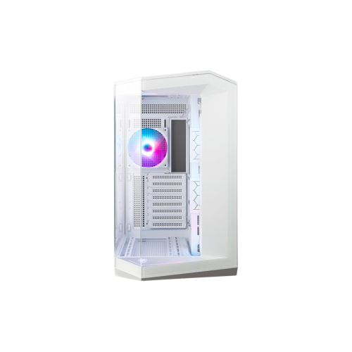 MSI MAG PANO 100R PZ White Micro-ATX Tower Gaming Case
