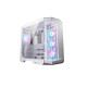 MSI MAG PANO 100R PZ White Micro-ATX Tower Gaming Case