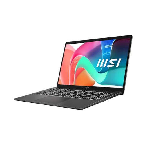 MSI Modern 15 F13MG 13th Gen Intel Core i7 1355U 8GB RAM, 512GB SSD AI Optimized Laptop (Platinum Gray, Urban Silver)